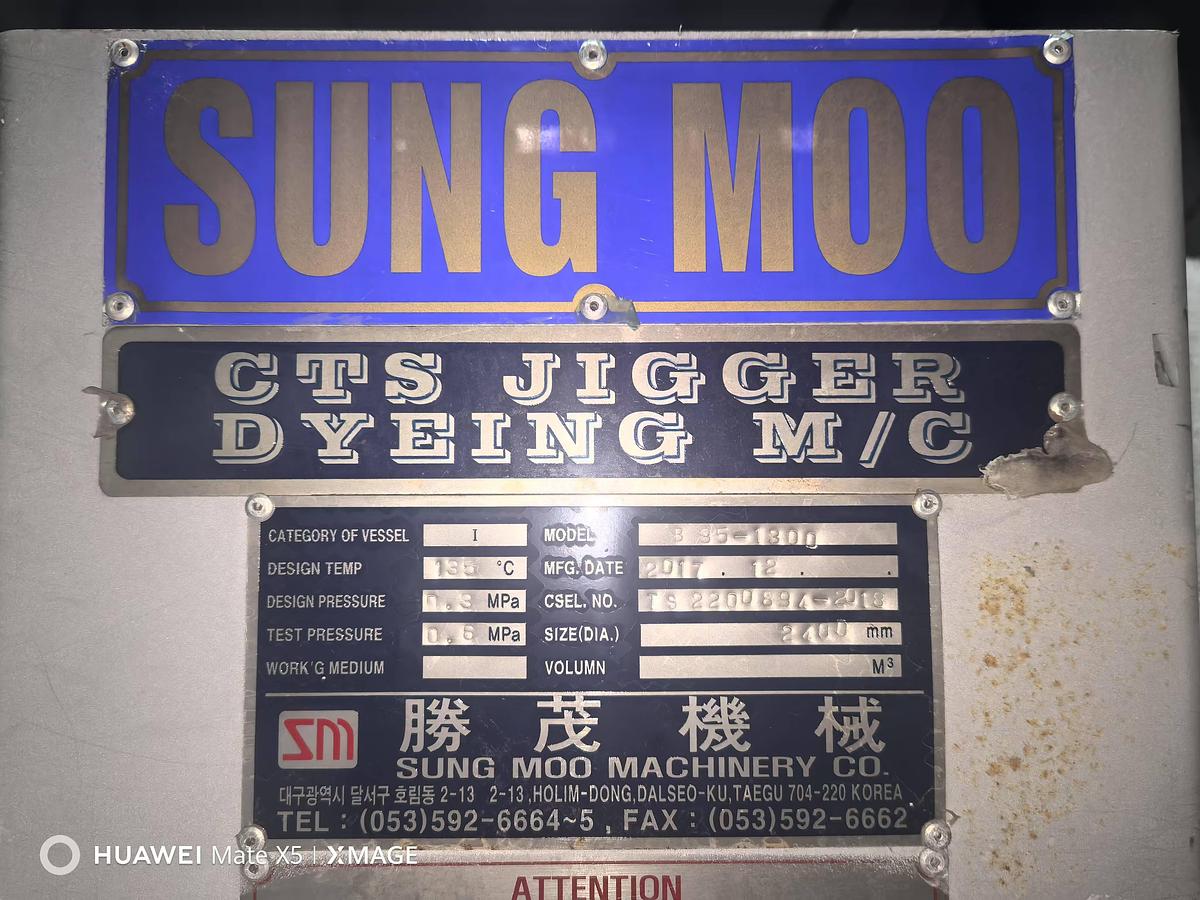 Used Jigger dyeing machine for fabric