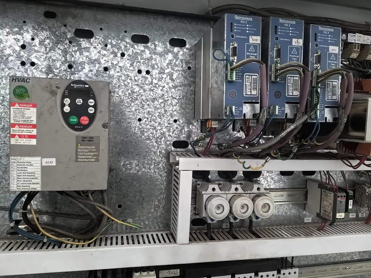 Used Trutzschler blow room with TC5 carding machine for yarn