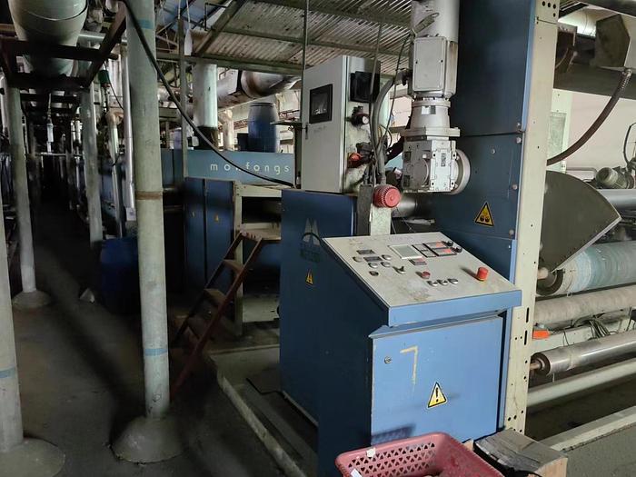 Used MONFONGS STENTER for fabric