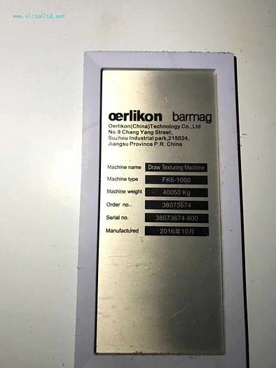 Used Barmag texturing machine for sale