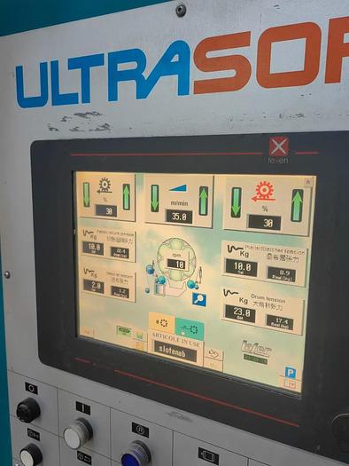 Used 2 sets Lafer sueding machine for fabric