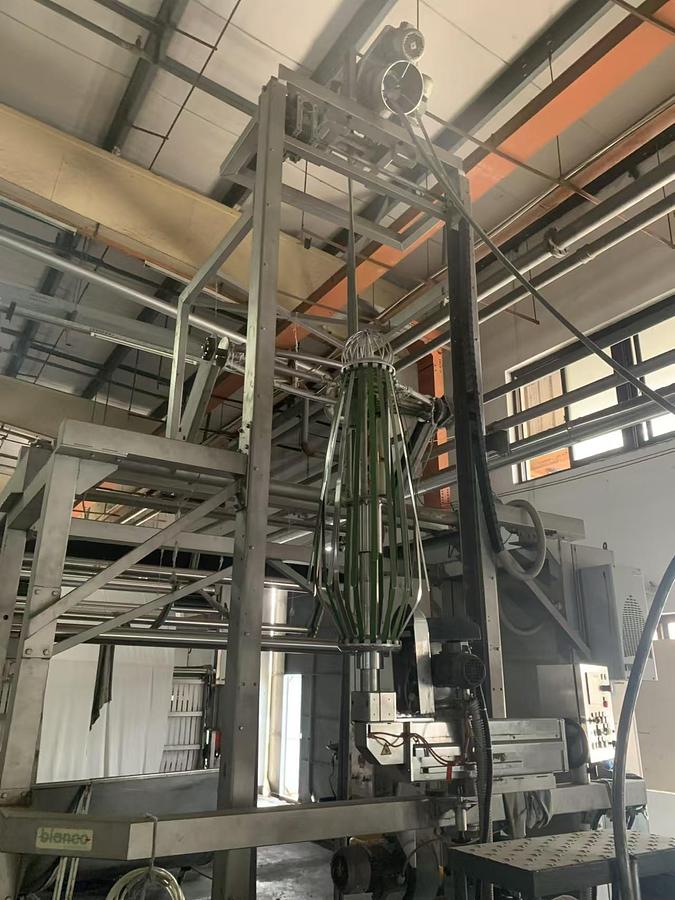 Used Bianco slitting machine for fabric