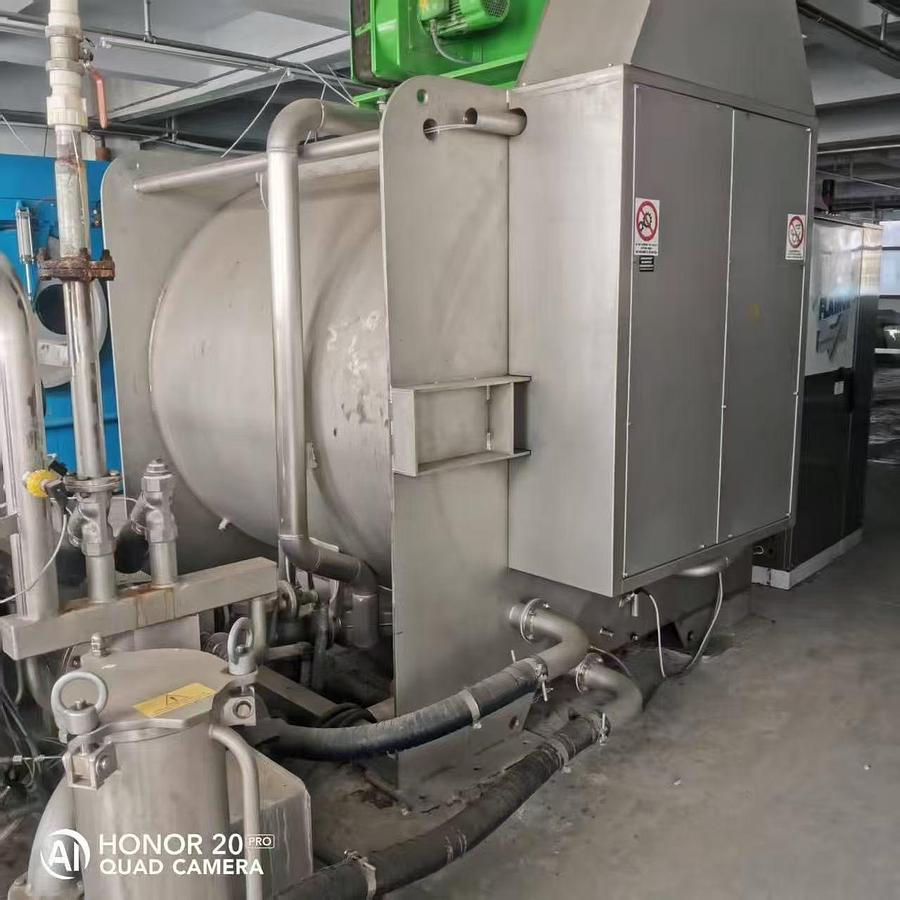 Used washing and drying machine for fabric