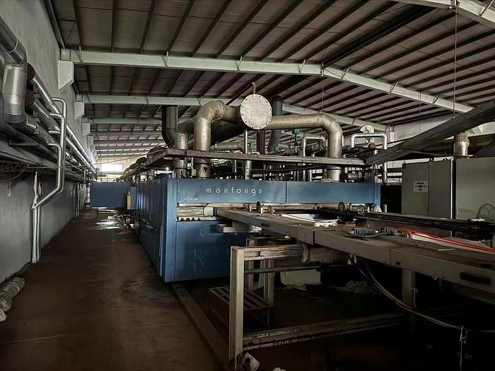 Used 2 sets Monfongs stenter for fabric