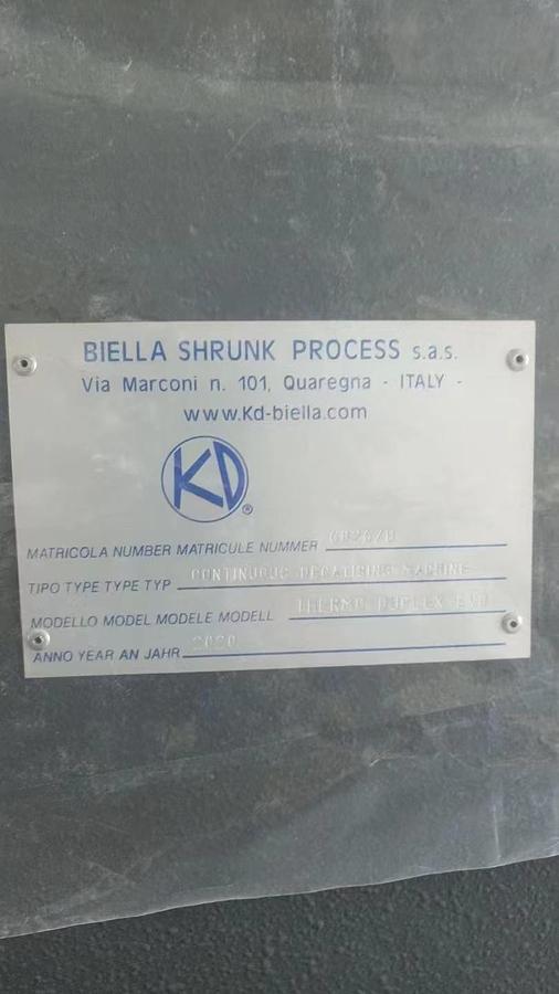 Used KD Decatizing Machine For Fabric