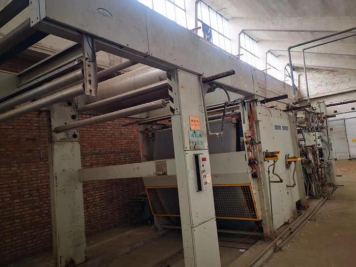 Used Monforts sanforizing machine for fabric