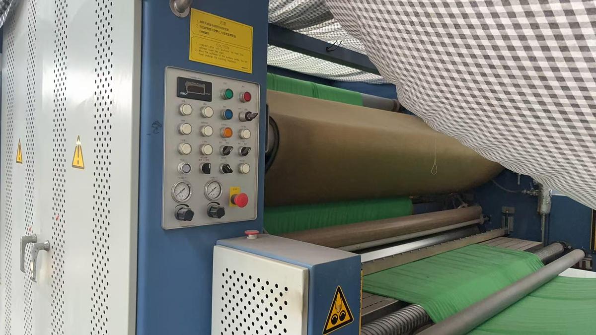 Used Monfongs compactor for fabric