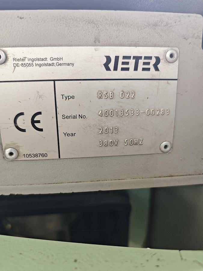 Used Rieter D22 draw frame for yarn