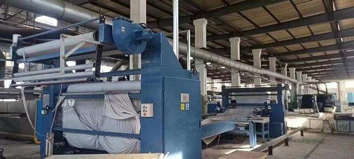 Used Santex open width compactor for fabric
