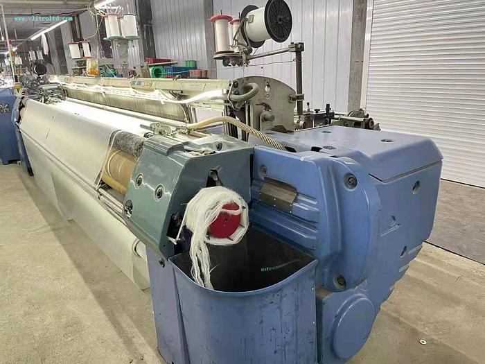 Used 4 sets Panter rapier loom,width 360cm,2658 dobby