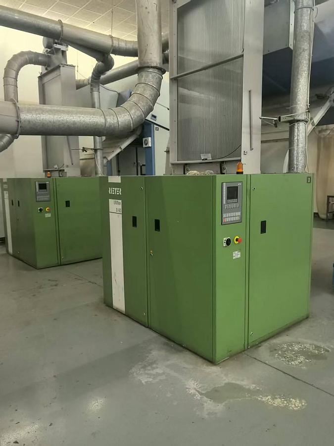 Used Rieter blow room with C51 carding machine 1:18 for yarn