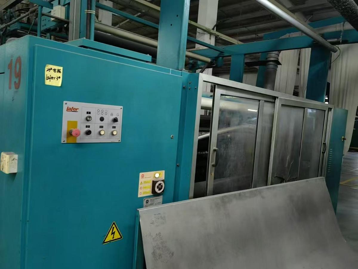 Used Lafer raising machine for fabric