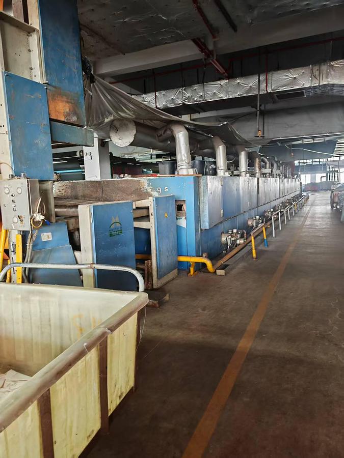 Used Monfongs stenter for fabric