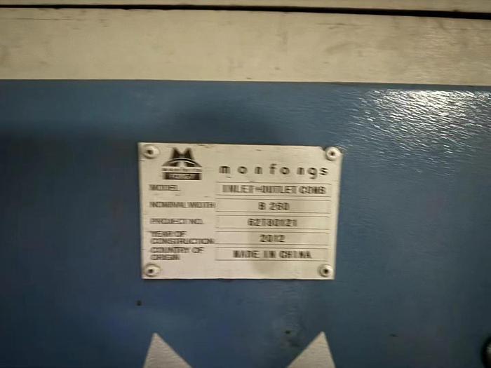 Used 2 sets Monfongs stenter for fabric