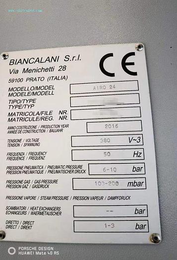 Used Biancalani Airo 24 soften machine