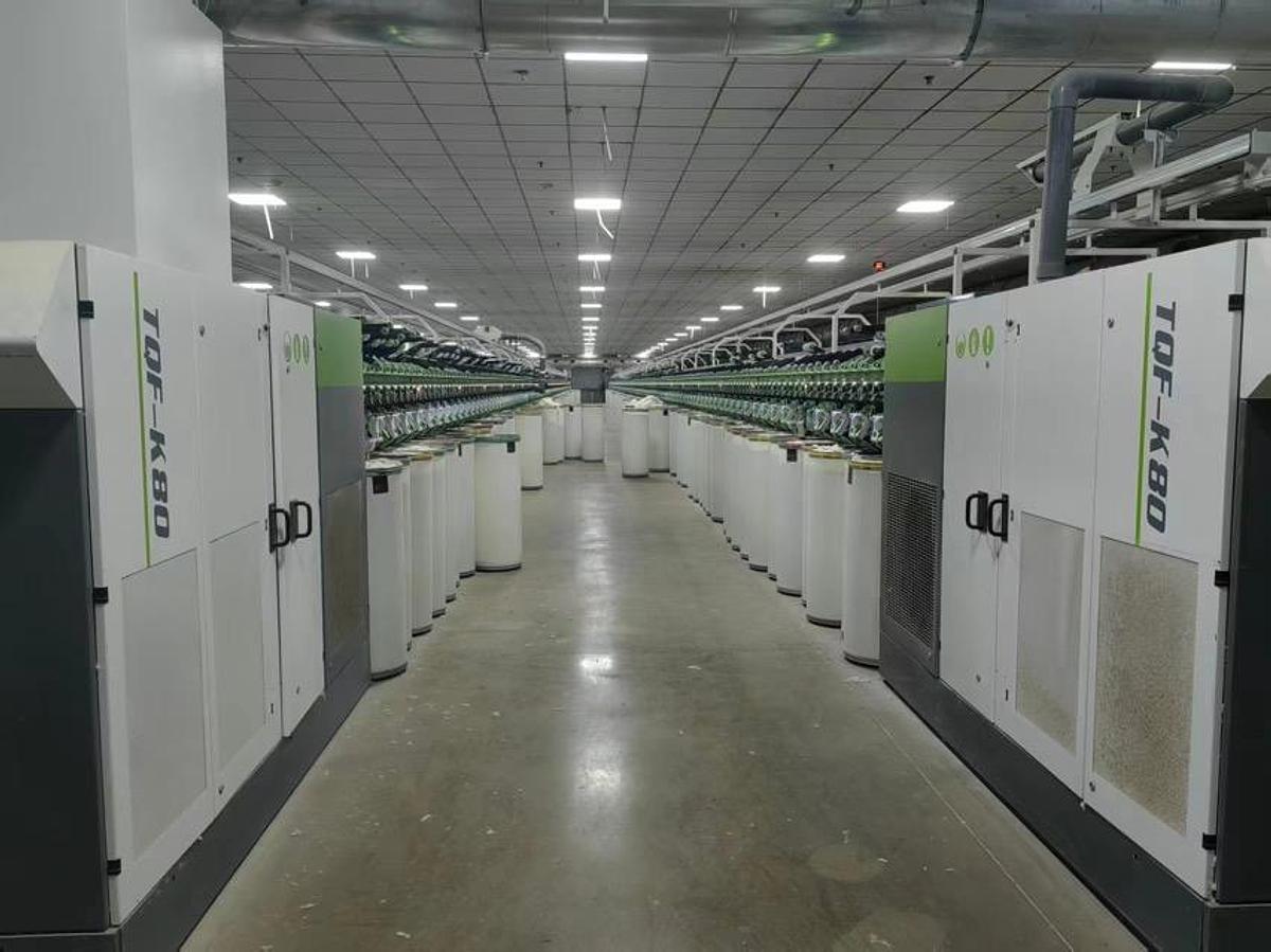 Used Titan K80 rotor spinning machine for yarn