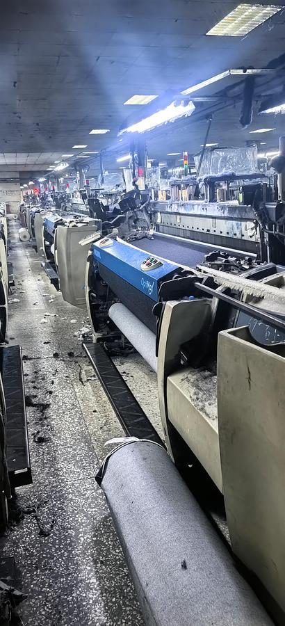 Used Picanol OptiMax rapier loom for fabric