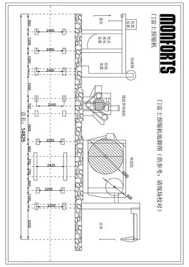 Used 2002 Monforts sanforing machine