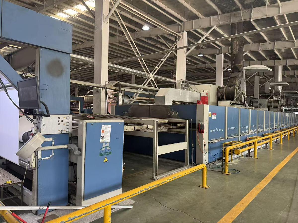 Used 2016 2 sets Monfongs stenter for fabric