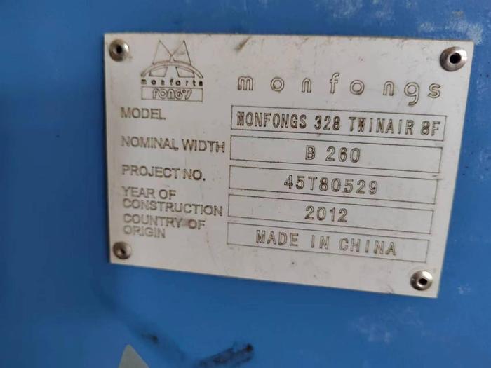 Used 2012 Monfongs Stenter for fabric
