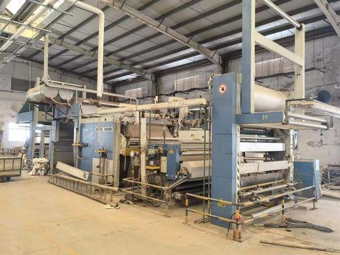 Used Monforts sanforizing machine for fabric