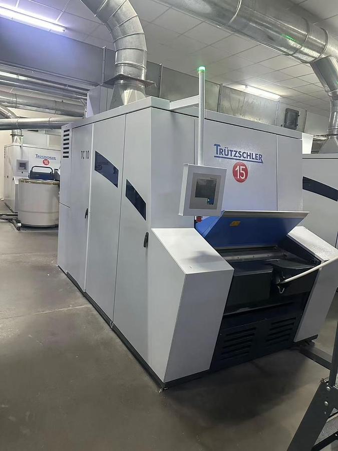 Used Trutzschler TC10 carding machine for yarn