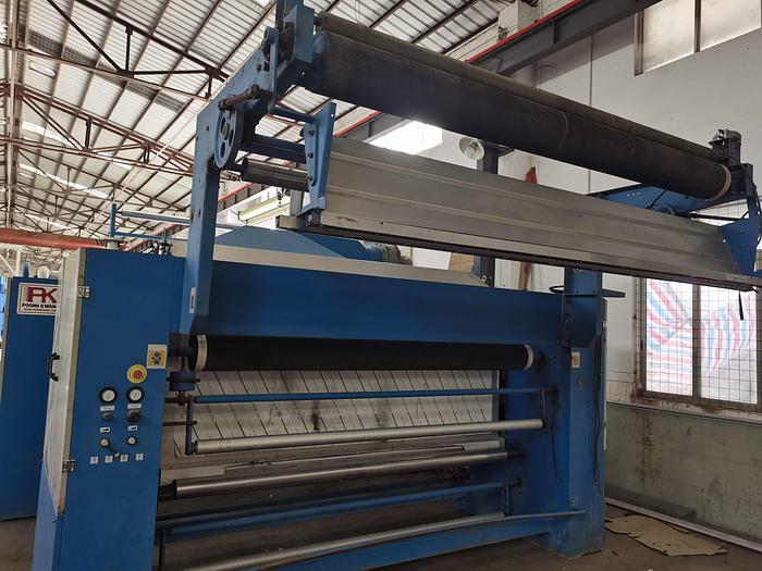 Used POONG KWANG Brand gas singeing machine for fabric