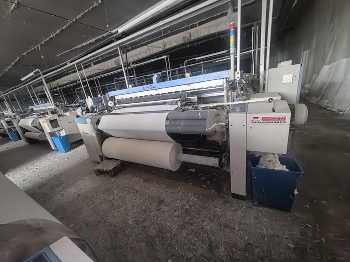Used RIFA airjet loom for fabric