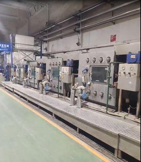 Used 2 sets Red flag washing machine for fabric