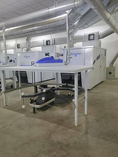 Used Trutzschler blow room with TC5 carding machine 1:7 for yarn