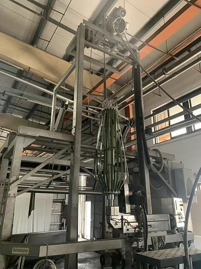 Used Bianco slitting machine for fabric