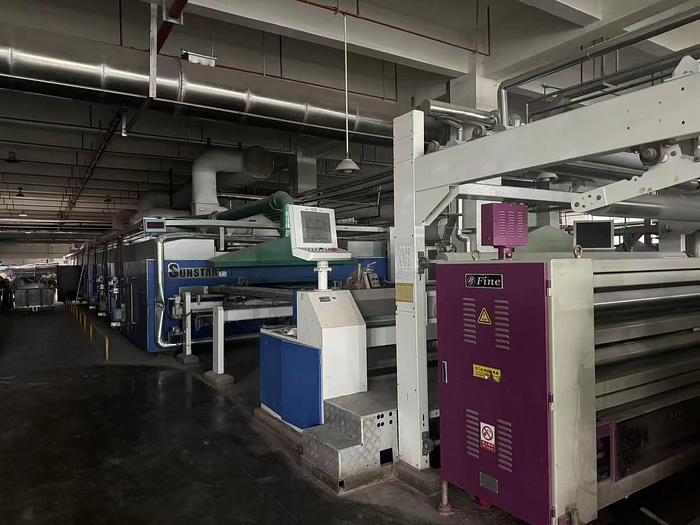 Used Chinese Sunstar stenter for fabric