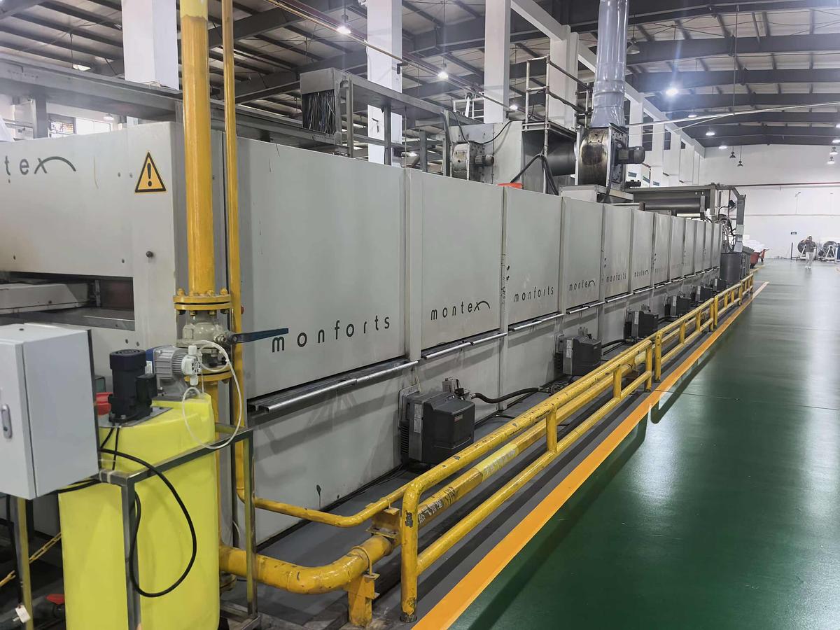 Used 2007 Monforts stenter for fabric