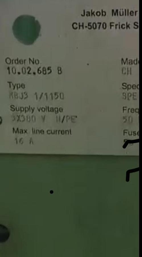 Used 30 sets Muller label loom for fabric