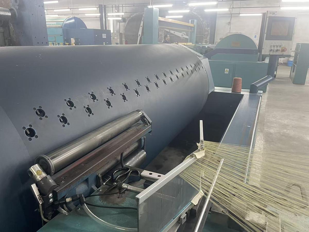 Used Benninger sectional warping machine for yarn
