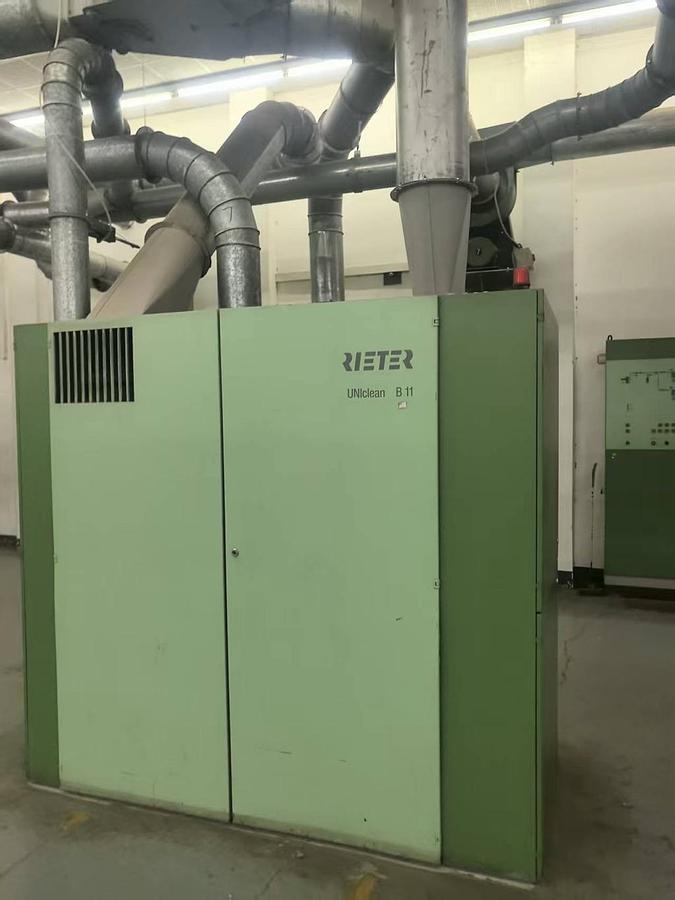 Used Rieter blow room with C51 carding machine 1:18 for yarn