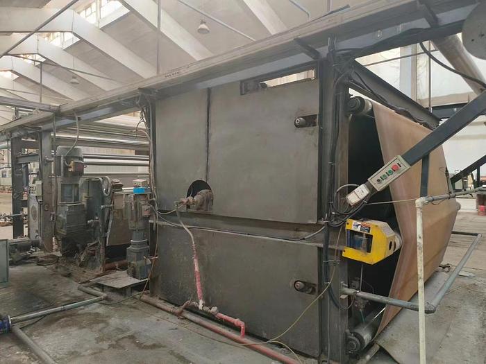 Used Morrison sanforizing machine for fabric