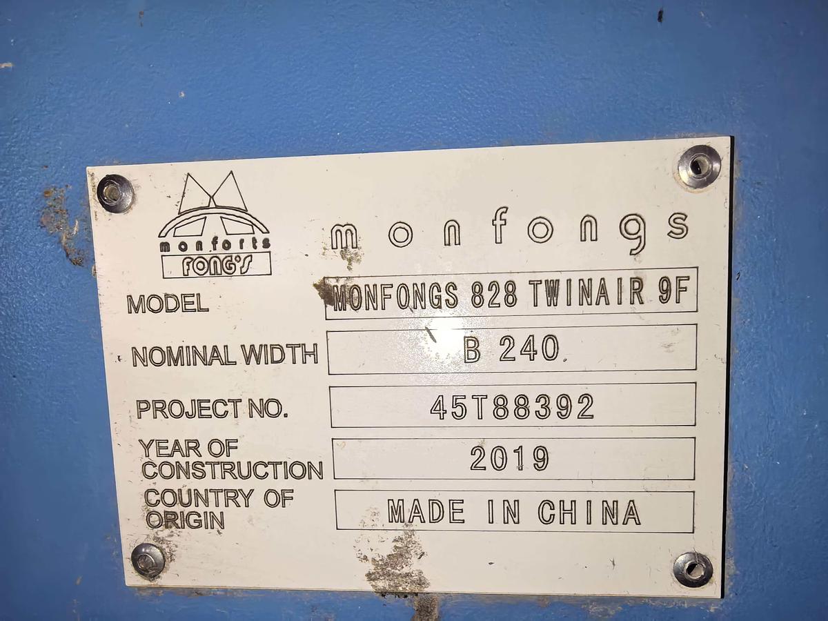 Used Monfongs stenter for fabric