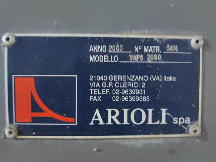 Used Arioli steamer for fabric