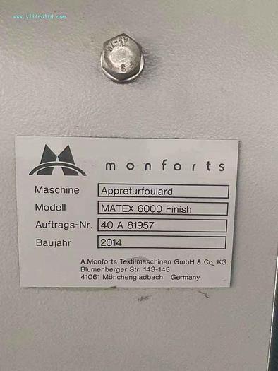 Used Monforts stenter for sale