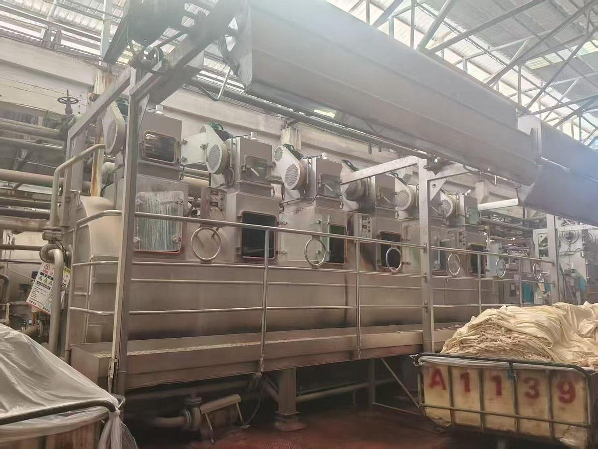 Used 3 sets Fong's Atmospheric/low temperature Dyeing machine for fabric
