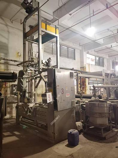 Used Link slitting machine for fabric