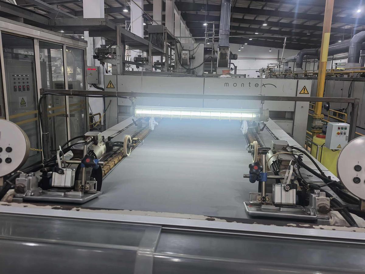 Used 2007 Monforts stenter for fabric