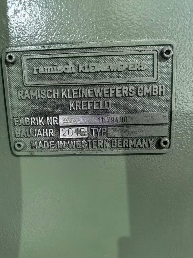 Used Ramisch calender for fabric