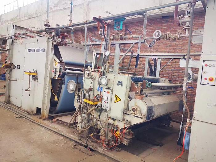 Used Monforts sanforizing machine for fabric