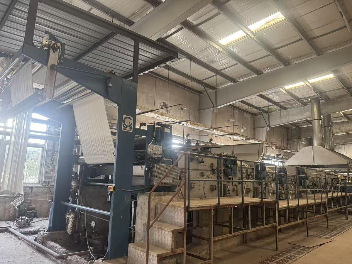 Used Goller mercerizing machine for fabric