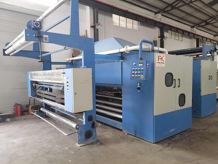 Used POONG KWANG Brand gas singeing machine for fabric