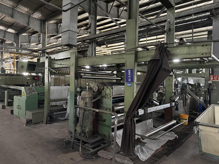 Used Samill brand stenter for fabric