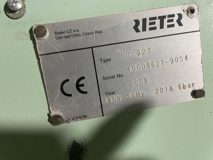 Used 2 sets Rieter R923 for fabric