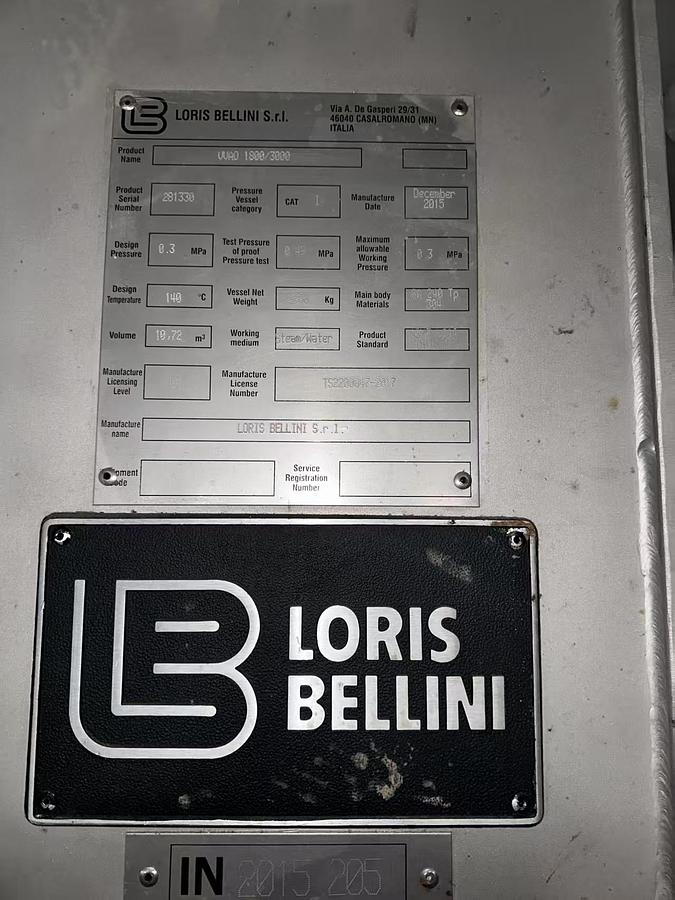 Used LORIS BELLINI Yarn steamer MACHINE FOR fabric